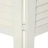 Folding screen Atmosphera White Paolownia wood (170 x 119 cm)