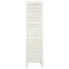 Folding screen Atmosphera White Paolownia wood (170 x 119 cm)