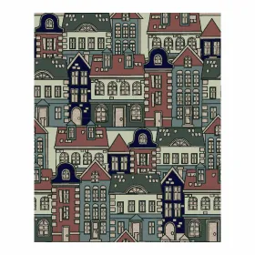 Nordic cover Kids&Cotton Huali Small Blue White 175 Threads 180 x 220 cm 180 x 240 cm