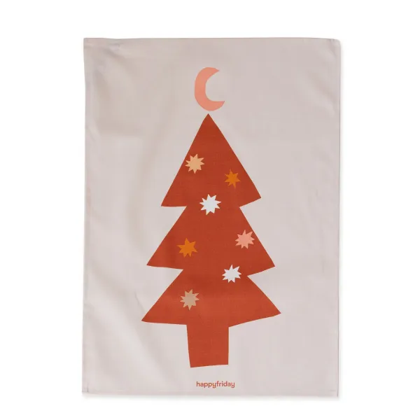 Kitchen Cloth HappyFriday Xmas Boho Multicolour 70 x 50 cm (2 Units)