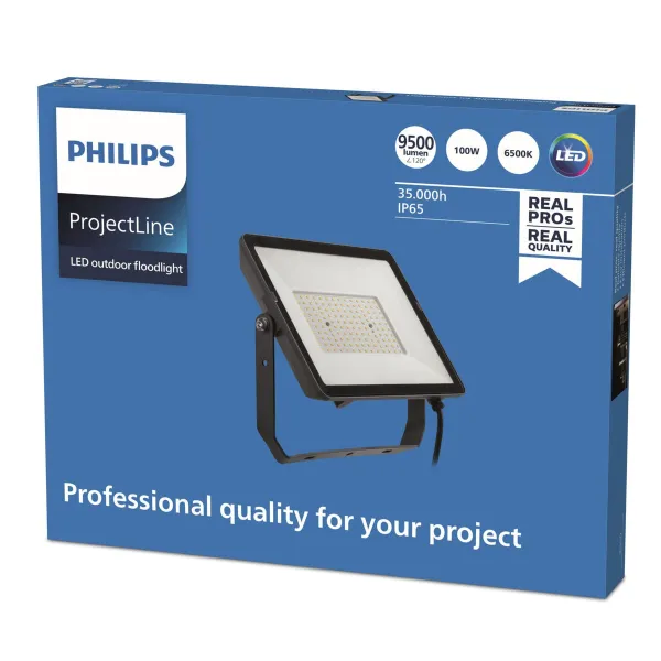 Užtvindanti šviesa / projektoriaus šviesa Philips Proyector Juoda