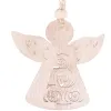 Christmas tree decoration wood angel Springos CA0664 set of 6