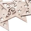 CA0665 WOODEN DECORATION 6 PCS. (STAR)