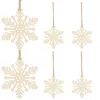 Christmas tree wooden ornament Springos CA0770, set of 6