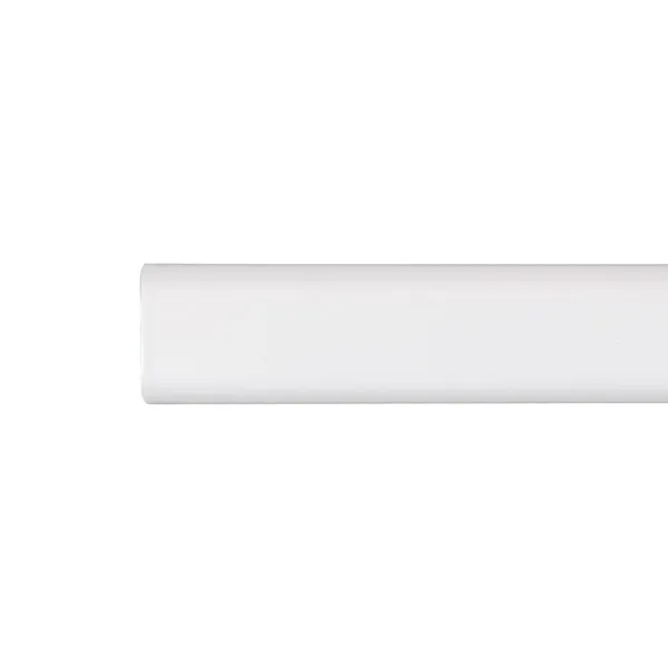 Wardrobe rail Stor Planet Cintacor White Oval 100 cm 15 x 25 mm