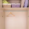 Wardrobe rail Stor Planet Cintacor White Oval 100 cm 15 x 25 mm