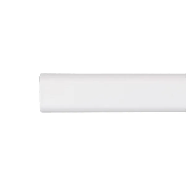 Wardrobe rail Stor Planet Cintacor White Oval 150 cm 15 x 25 mm