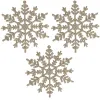 CA0754 KALĖDINĖS Puošmenos "SNIEGĖS" 12 CM 3 VNT.