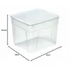 Tvertnes konteiners Mondex space box 4 h 34,5l Caurspīdīgs polipropilēns 34,5 L 42 x 35 x 33 cm