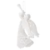 Joulukoriste valkoinen enkeli kuuseen Springos CA0049 16,5 cm
