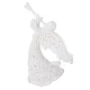 Joulukoriste valkoinen enkeli kuuseen Springos CA0049 16,5 cm