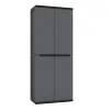Kaappi Terry j-base 268 Tumman harmaa polypropeeni 68 x 37,5 x 163,5 cm