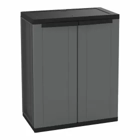 Kaappi Terry j-base 68 Tumman harmaa polypropeeni 68 x 37,5 x 85 cm