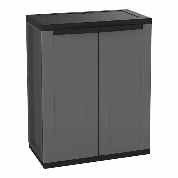 Kaappi Terry j-base 68 Tumman harmaa polypropeeni 68 x 37,5 x 85 cm