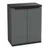 Kaappi Terry j-base 68 Tumman harmaa polypropeeni 68 x 37,5 x 85 cm