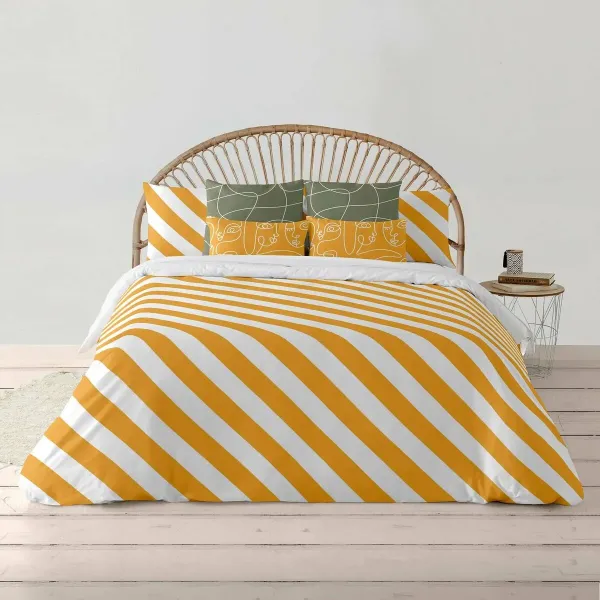 Nordic cover Decolores Marsella Multicolour 175 Threads 200 x 200 cm Bottleneck