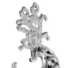 Christmas tree silver reindeer pendants 2 pcs. 13x12,5x2,5cm