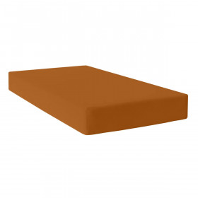 Fitted bottom sheet HappyFriday BASIC Terracotta 180 x 200 x 32 cm