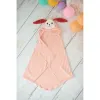 Bath towel Crochetts Pink 128 x 2 x 110 cm Rabbit