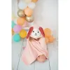 Bath towel Crochetts Pink 128 x 2 x 110 cm Rabbit