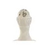 Decorative Figure Home ESPRIT White Stripped 23 x 23 x 51 cm