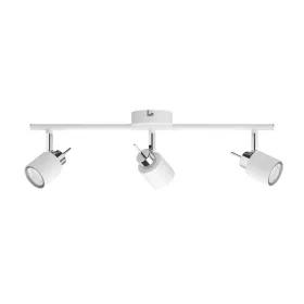 Desk lamp Home ESPRIT White Beige Ceramic 50 W 220 V 43,5 x 43,5 x 61 cm