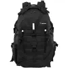 Militārā/pārgājienu mugursoma, melna, Trizand 20534