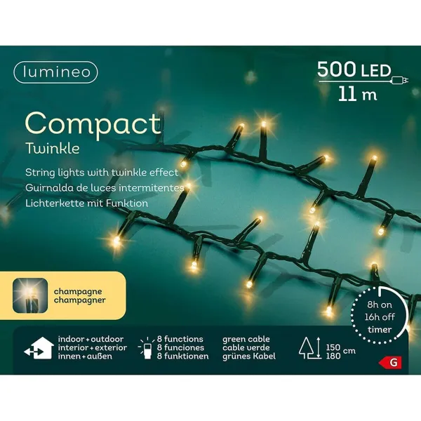 LED-valokranssi Lumineo 11 m