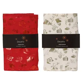 Fitted bottom sheet HappyFriday Cassia Multicolour 90 x 200 x 32 cm