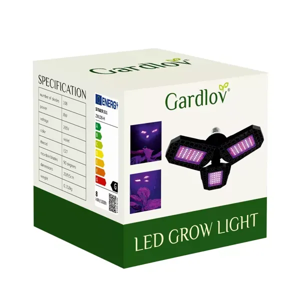 Gardlov 20440 108 LED augalų augimo lempa