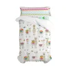 Duvet cover set HappyFriday Moshi Moshi Cute Llamas Multicolour 2 Pieces