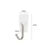 Hook for hanging up 3M 225 g 19 X 41 X 19 MM White Steel (3 Units)