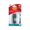 Hook for hanging up 3M 1,3 kg 25 X 35 X 95 MM Black Stick (1 Unit)