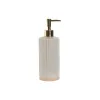 Soap Dispenser Home ESPRIT Beige Golden Stoneware Matt 8 x 7 x 21 cm