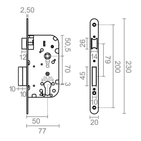 Wall plugs and screws Rapid 5001549 Ø 11 x 37 mm M5 x 48 mm Metal Expansion 10 Units
