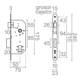 Wall plugs and screws Rapid 5001550 Ø 11 x 52 mm M5 x 63 mm Metal Expansion 10 Units