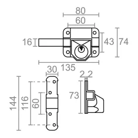 Dog Lead Doggy Village MT7120 Red 1,2 m LED Light