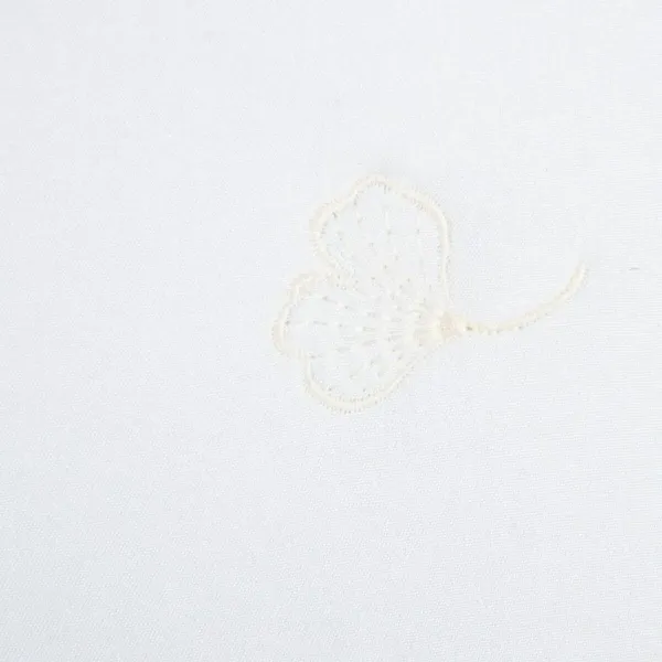 Cushion Cream 40 x 40 cm Squared Floral