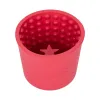 Dog Feeder Lickimat Pink Rubber