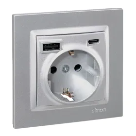 Wall Clock Home ESPRIT Black Metal Crystal 60 x 8 x 60 cm