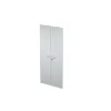 Mirror Set Home ESPRIT Natural Raffia Crystal Scandi 20 x 2 x 20 cm (3 Pieces)