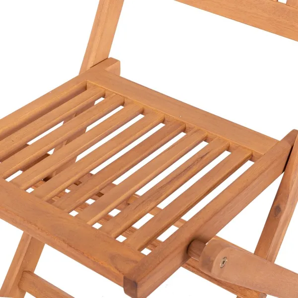 Set of Planters Natural Paolownia wood 44 x 44 x 46 cm (3 Units)