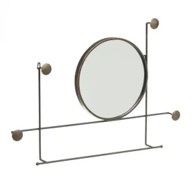 Wall mounted coat hanger 84,5 x 8 x 58,5 cm Metalli