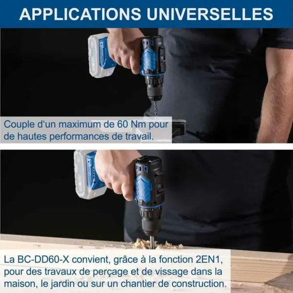 Screwdriver Scheppach BC-DD60-X