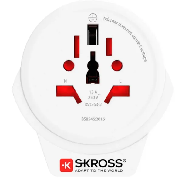 Plug Adapter Skross 1.500266 White