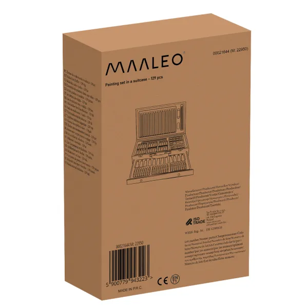 Набор для рисования в чемодане - 129 шт Maaleo 21644