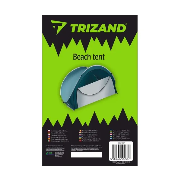 Rantateltta 200x120x110cm Trizand 21267