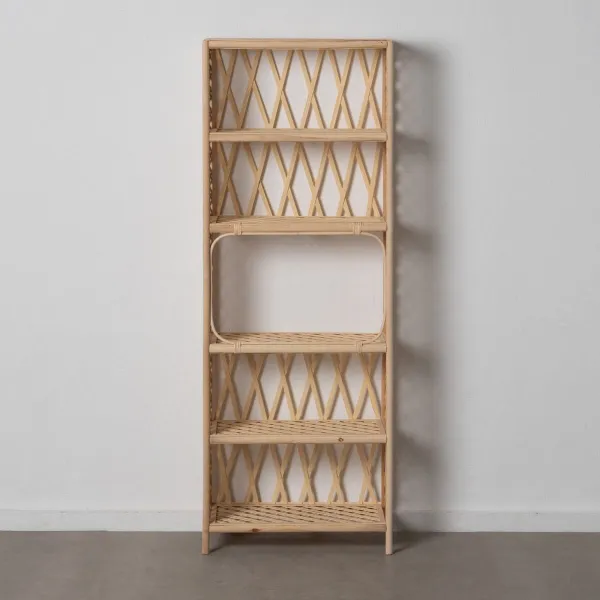 Hyllyt RATÁN 64 x 34,5 x 171 cm Luonnollinen Bambu