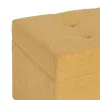 Chest 102 x 41 x 43 cm Synthetic Fabric Wood