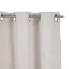 Verho Beige Polyesteri Hopea 100% puuvillaa 140 x 260 cm